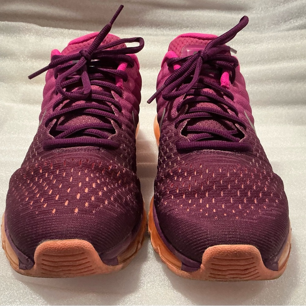 Nike Women's Burgundy and Pink Sneakers